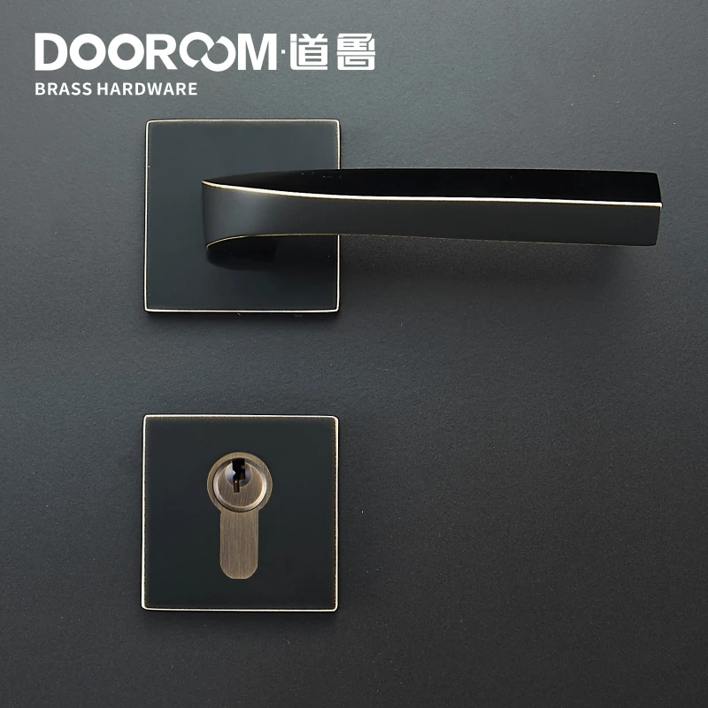 Дверной замок Dooroom латунный дверной рычаг лофта современный американский для