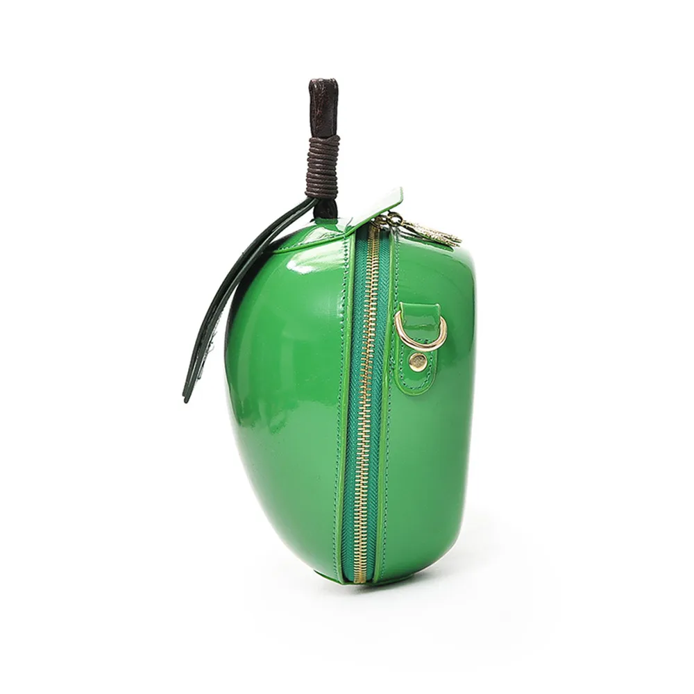 Новые популярные милые Мультяшные сумки в форме яблока, сумка через плечо для девочек, мини-сумки, индивидуальный кошелек, модная сумка-почтальон# G2