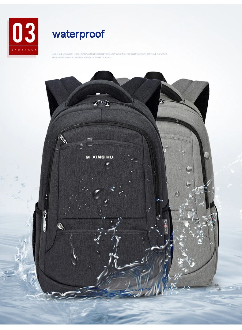 Для Мужчин's рюкзак водонепроницаемый Оксфорд средней школы студента сумка большая Ёмкость молодежи путешествовать упаковка блокнот