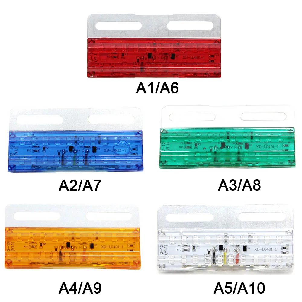 

2Pcs Truck Signal Lights DC 12/24v Auto Pickup Bus Truck Side Marker Indicators Trailer Light Rear Fog Lamp Warning Light