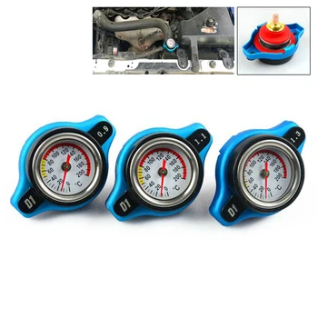 

D1 Spec RACING Thermost Radiator Cap COVER + Water Temp gauge 0.9bar/1.1bar/1.3bar cover (small size)