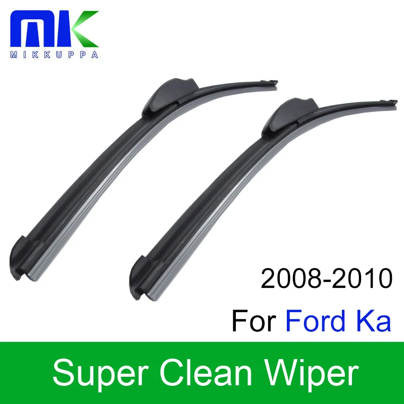 Mikkuppa Front And Rear Wiper Arm And Blades For Ford Ka 2008 2009 2010