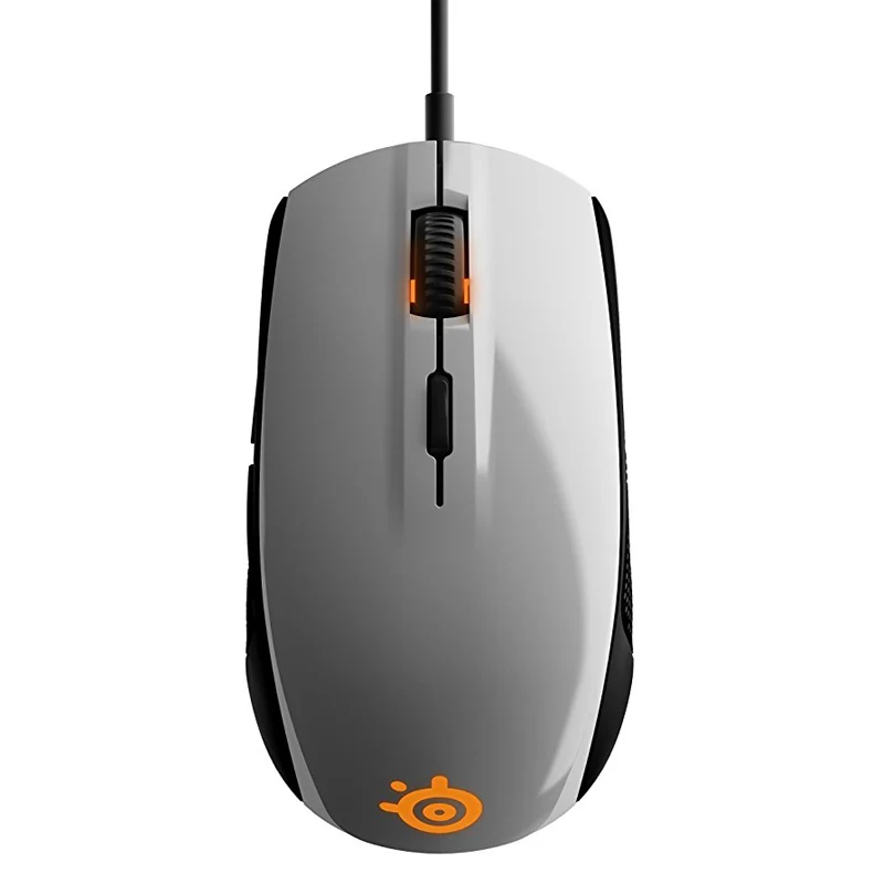 SteelSeries Rival 100, игровая мышь, USB Проводная оптическая мышь 4000 dpi, мышь с призмой, RGB подсветка, бесплатный подарок, коврик для мыши