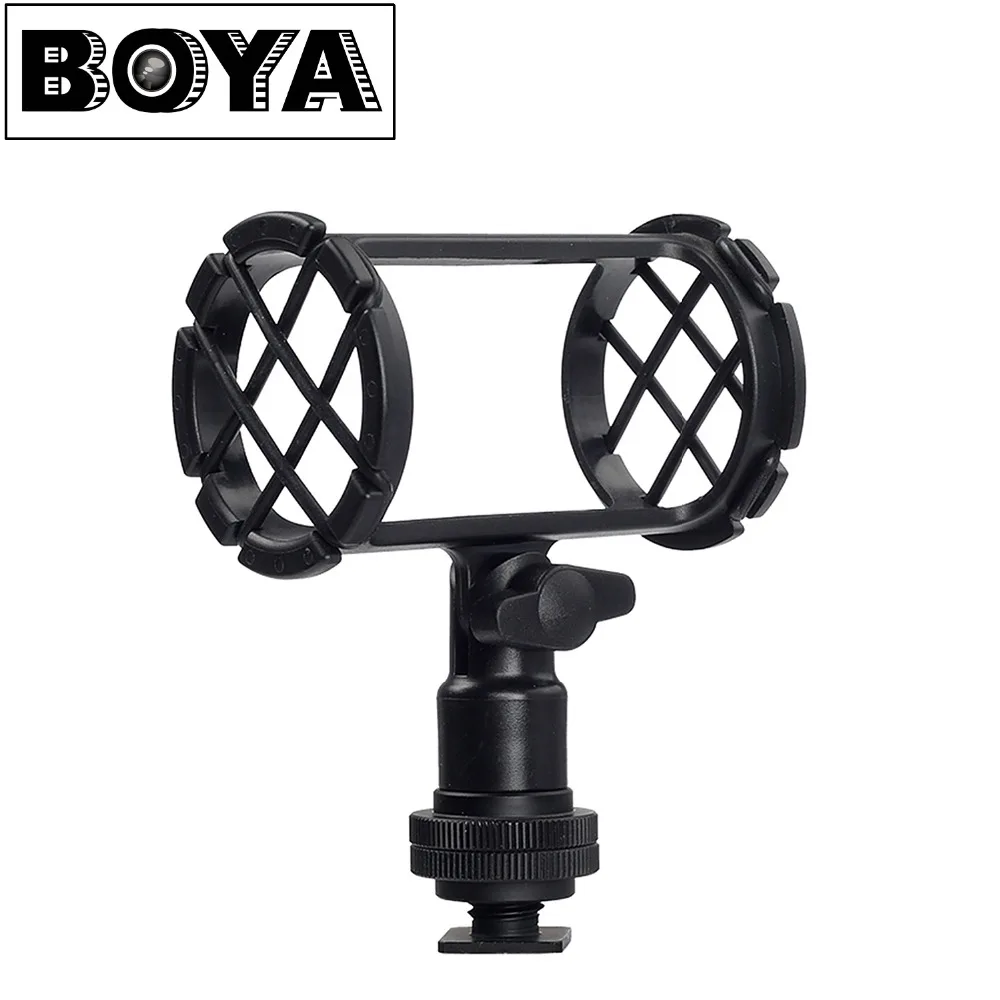 BOYA BY-C03 Camera Shoe Shockmount for Microphones 1" to 2" in Diameter (Fits the Zoom H1)