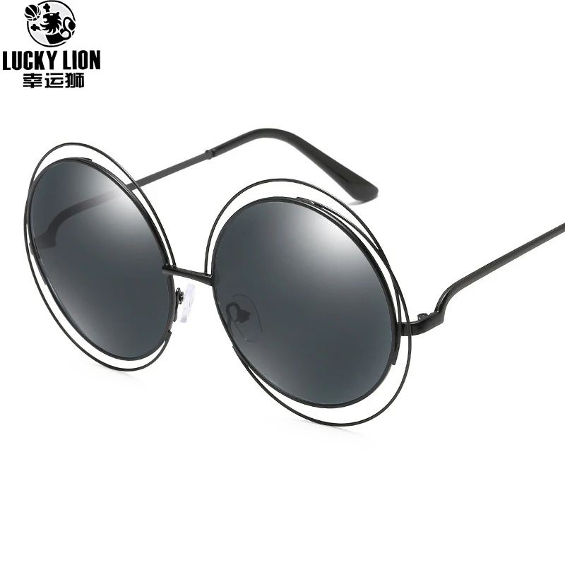 

High Quality Europe And America Style Trendsetter Fashion Sunglasses Women & Men Round Metal Spectacle Frames