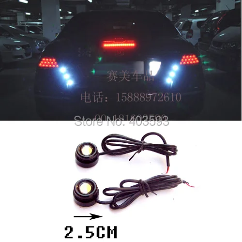 

FUGSAME FREESHIPPING Daytime running light DRL Car Accessories LED daytime 1LED*2