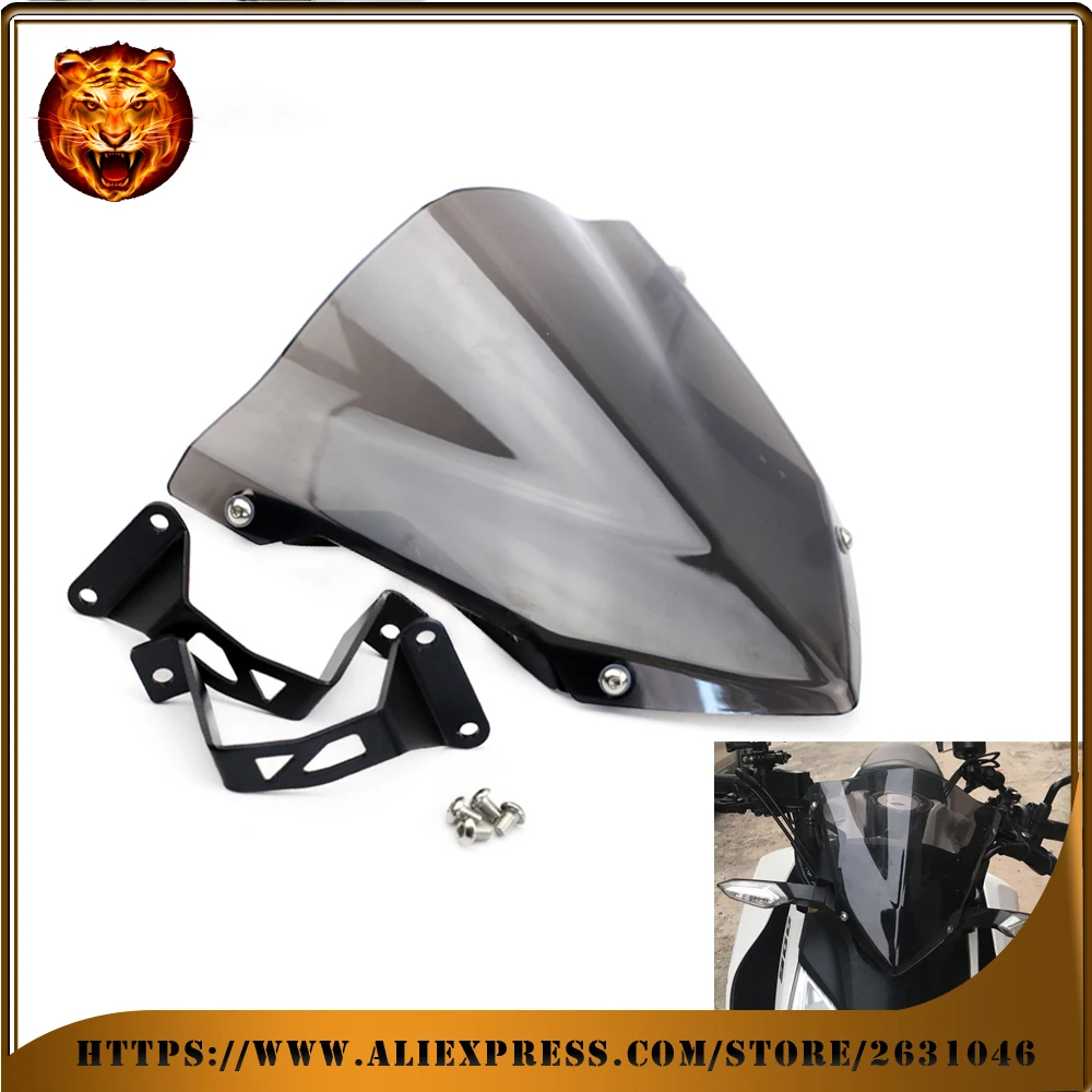 

Windshield Windscreen For HONDA CB190R CB 190R Motorcycle Accessories Pare-brise Wind Deflectors Somke 2016-2018 2017 NEW