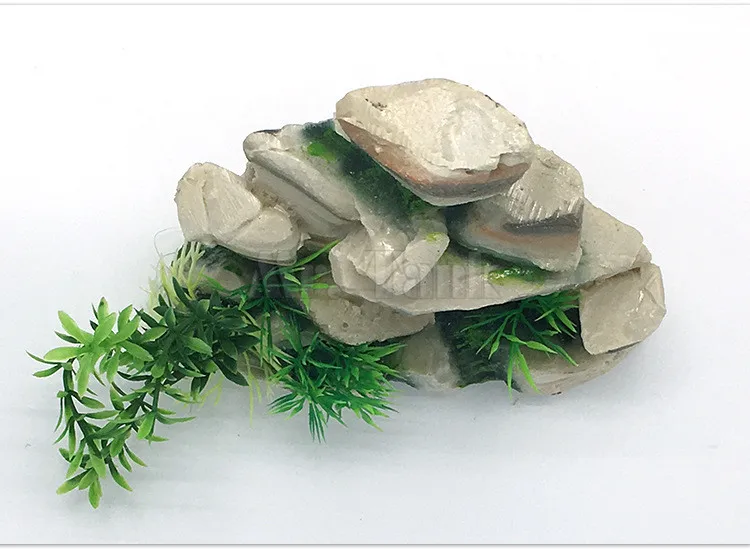 Mr.Tank аквариум Rockery горный вид Горный пейзаж украшения Искусственный каменный