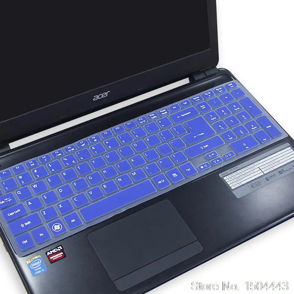 15 15,6 дюйм чехол для клавиатуры протектор для acer Aspire Travelmate 5744Z 7750 7750 г 5735z 5742 5742G 5742z 5742zg 5744 5750 5750 г - Цвет: blue