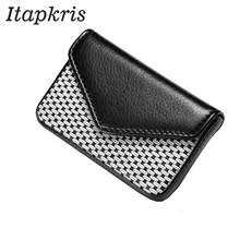 Itapkris кардхолдер кожаный бизнес-держатель для карт для женщин и мужчин банк и кредитный держатель для Карт Rfid кошелек Авто документальный мужской ts дорожный кошелек