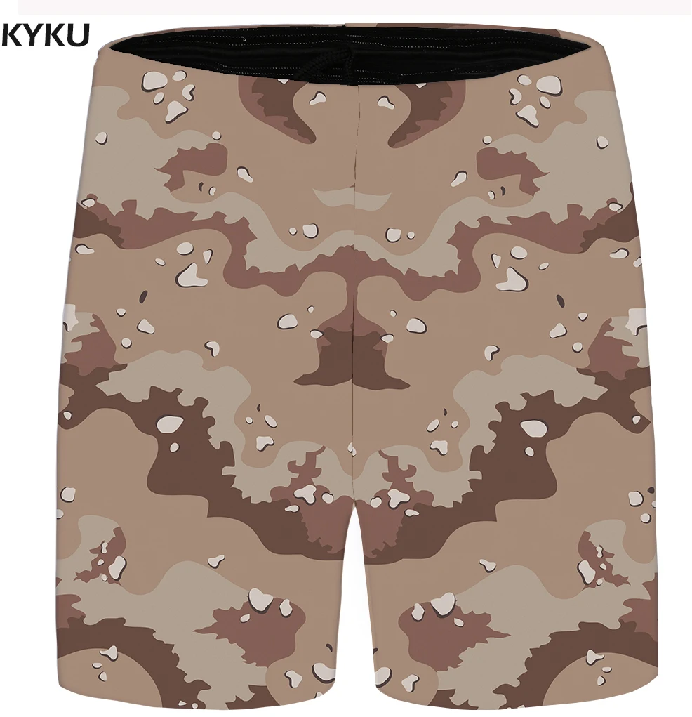 KYKU чернил шорты Для Мужчин серый Рубашки домашние пляжные Camo Cargo улица хип-хоп
