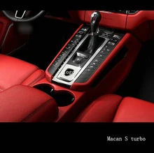 Interior decoration stalls in the control of high-quality patch for Porsche macan S turbo cayenne Panamera S car-styling auto