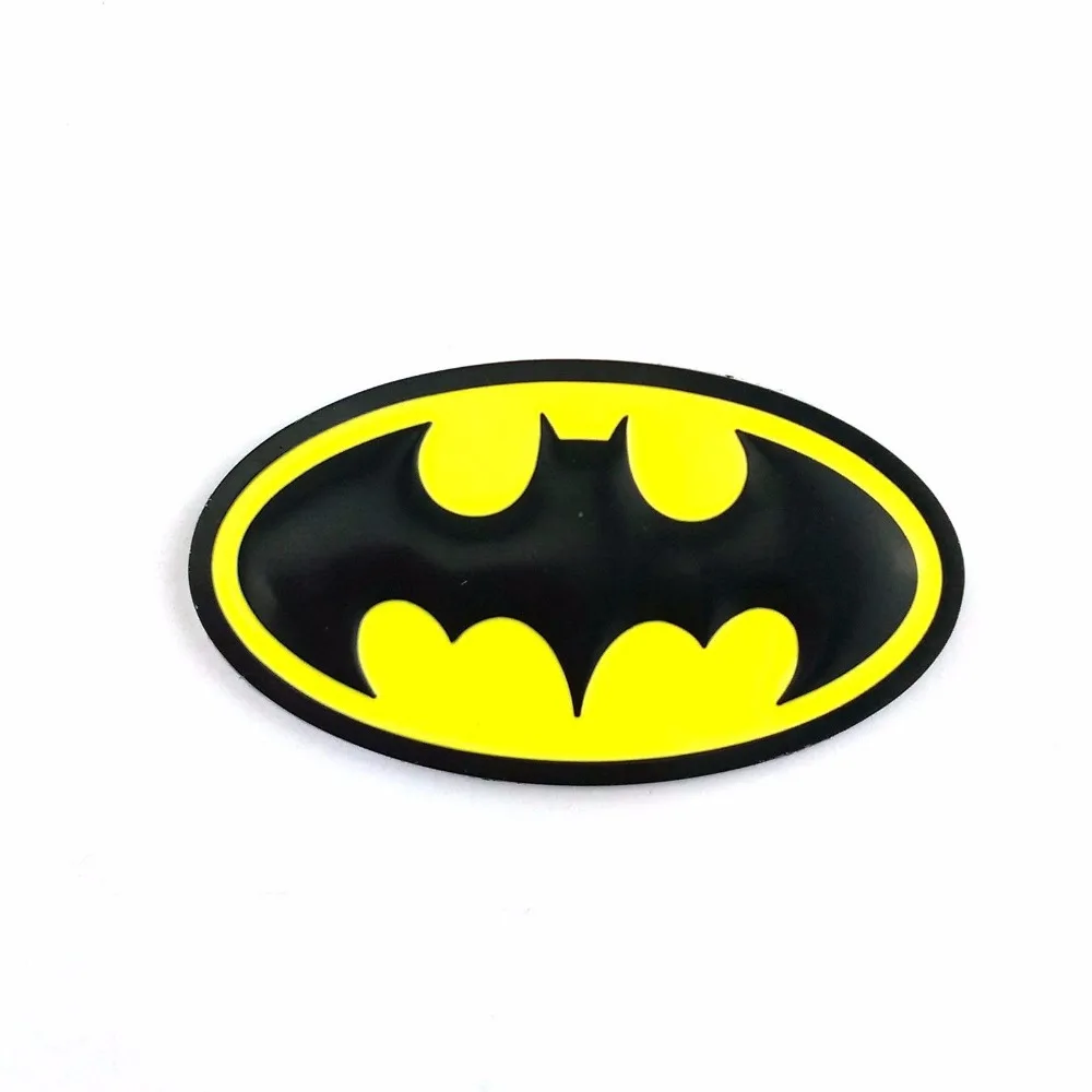 1pcs Metal 3D Batman stickers emblem Badge decals car styling fit for