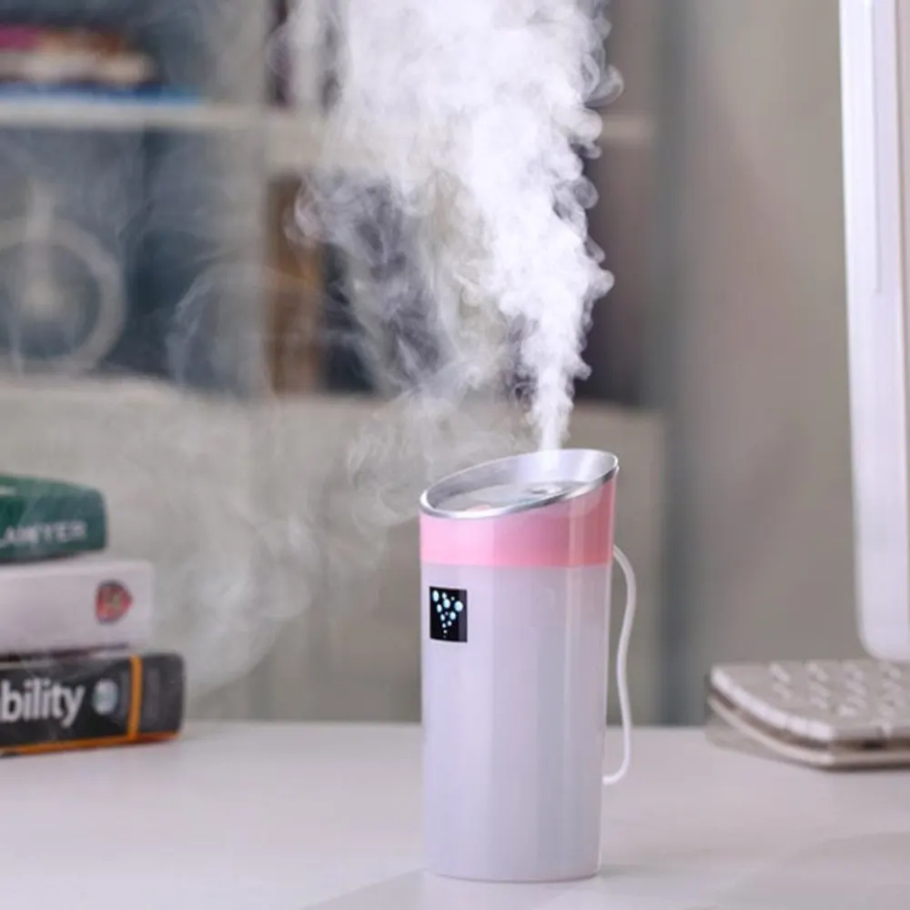 

Humidifier Air Aromatherapy Ultrasonic Aroma Humidifier Home Office Cup Shape Car Aromatherapy Mist Maker Air Cleaner Humidifier