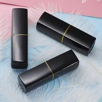 

200Pcs New Black Empty Lipstick Tube Homemade DIY Lipsticks Tubes with High Quality 12.1mm Diameter