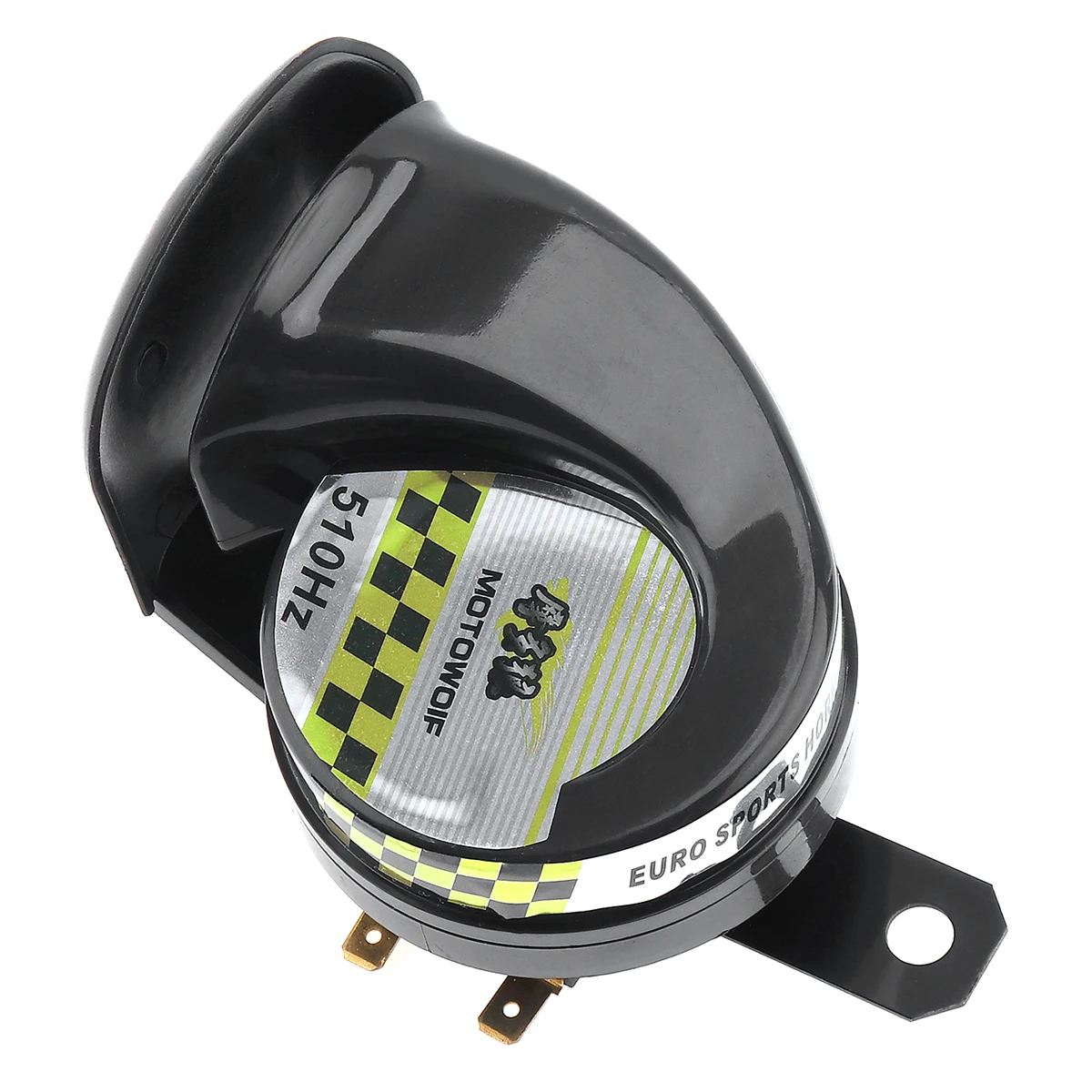 12V 110dB Классическая клаксон "улитка" в форме рога подходит для передних и задних фонарей Мотоциклы Велосипеды автомобили