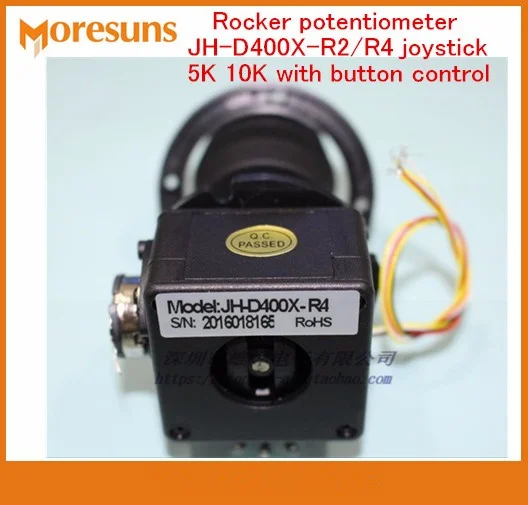 

Free Ship Rocker potentiometer JH-D400X-R2/R4 four-dimensional seal resistance 5K 10K with button control joystick