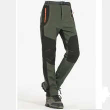 S-4XL Plus Size Women & Men Winter Outdoor Softshell Pants Waterproof Windproof Fleece Trousers Climbing Hiking Pants S-4XL Plus Size Women & Men Winter Outdoor Softshell Pants Waterproof Windproof Fleece Trousers Climbing Hiking Pants