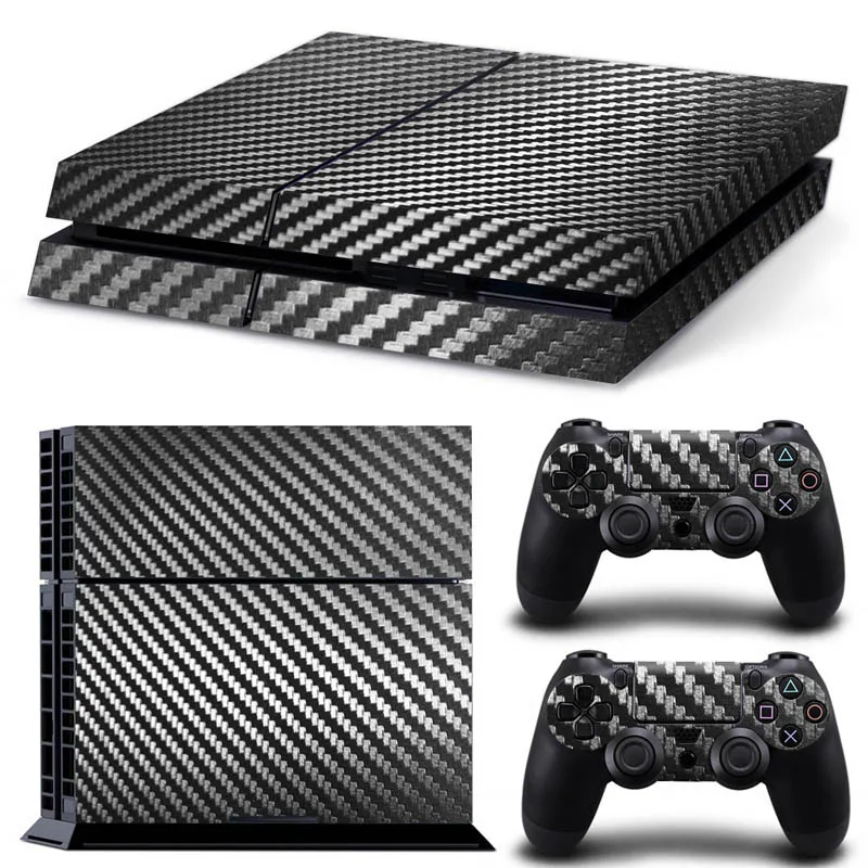 Black For PS4 Gamepad Controller Skin Sticker For dualshock Sony PS4 control Vinyl Console& 2 Joysticks Dec - Цвет: Black