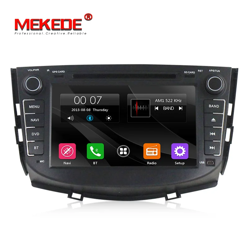 

Mekede Car Multimedia Autoradio player for Lifan X60 support GPS navigation radio RDS bluetooth Steering wheel controls