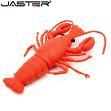 JASTER креветки usb флеш-накопители милые животные модель флешки USB 2,0 флеш-накопитель 16 ГБ 32 ГБ 64 Гб карта памяти подарок/большой палец
