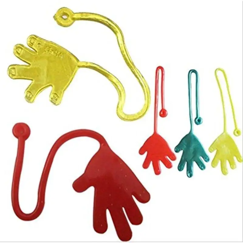 LeadingStar Slap Hands Sticky Toys Vinyl Sticky Hands You Throw At The
