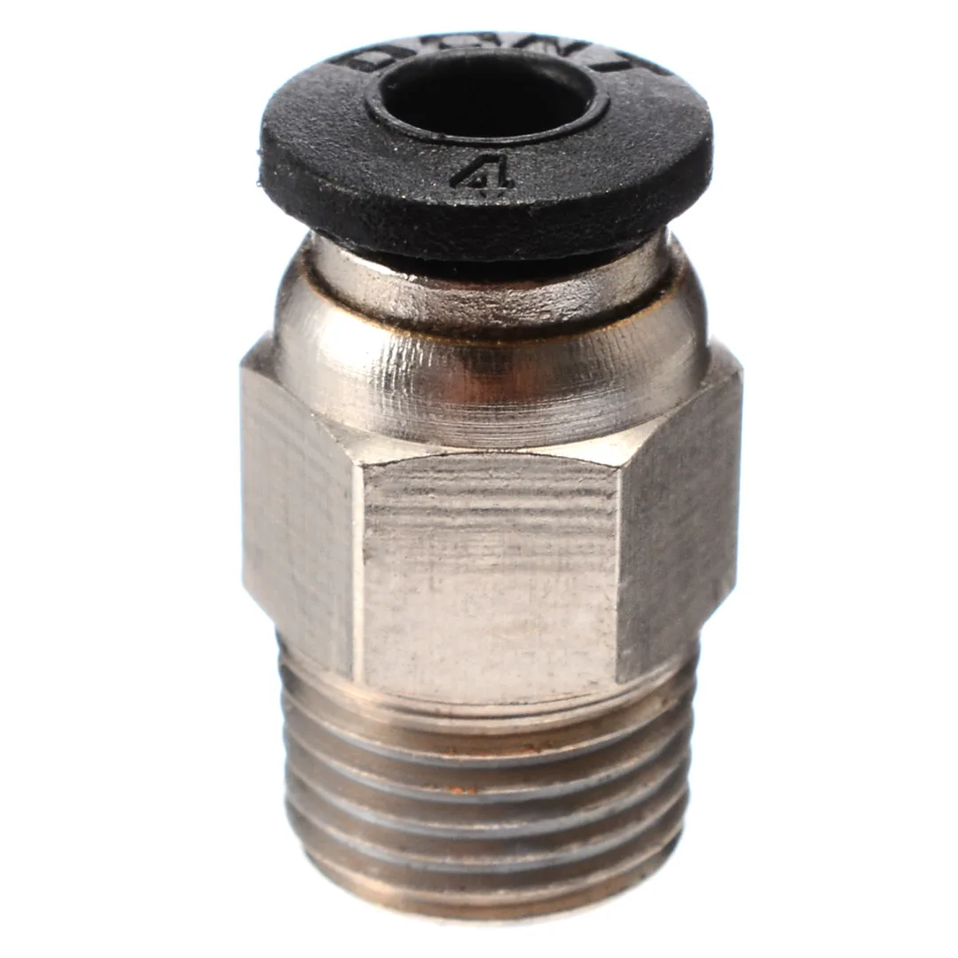 3D Printer Pneumatic Connector Bowden Extruder V6 J-head Hotend PC4 Straight Teflon Tube Quick Coupler J-head Fitting Connectors