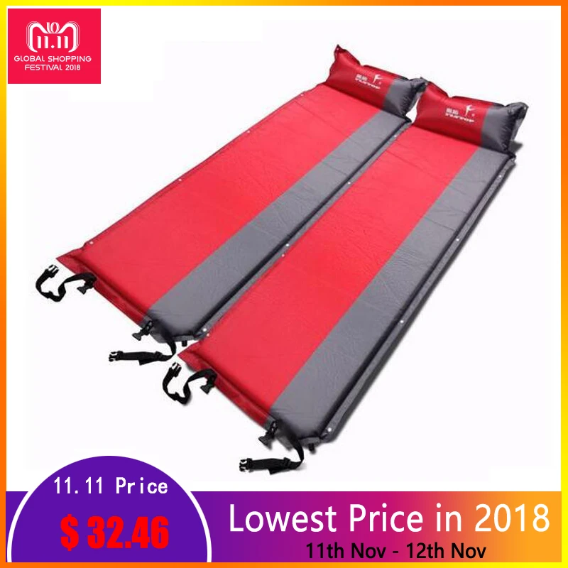 

Thick 5CM Outdoor Camping Mat Air Automatic Inflatable Mattress Beach Mat Seat Foam Waterproof Tourist Rug Camping Mattres
