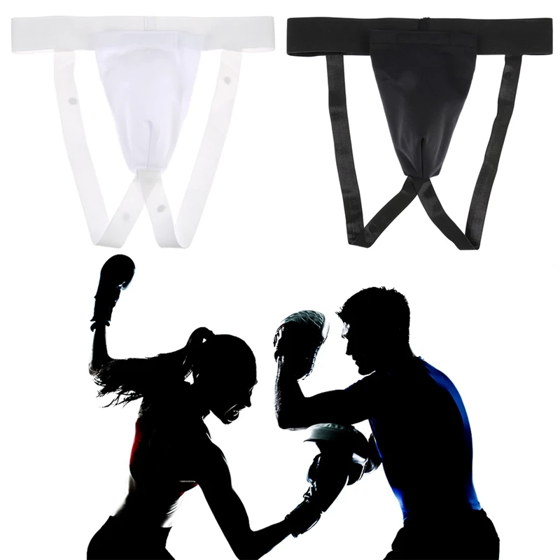 

Groin Guard Protective Safety Cup Martial Arts Kick Boxing Crotch Protector Jockstrap Support Sport Training Protector Guard