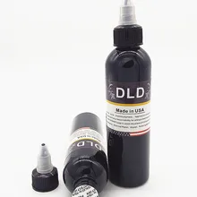 2 бутылки 4 унций набор краски для татуировки наборы для тела Искусство 120 мл черная Профессиональная Красота для перманентного макияжа краски