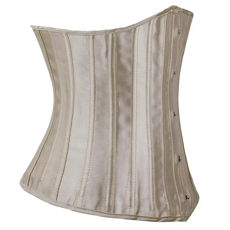 X Hot 28 Spiral Steel Boned Women Waist Trainer Corsets And Bustiers Body Cincher Black/Beige Plus Size Underbust Top Lingerie X Hot 28 Spiral Steel Boned Women Waist Trainer Corsets And Bustiers Body Cincher Black/Beige Plus Size Underbust Top Lingerie