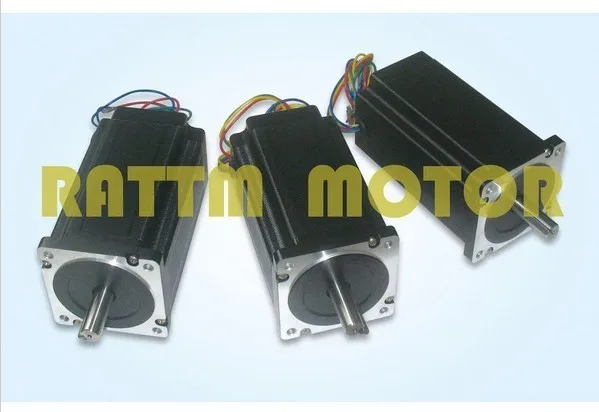 

3PCS Quality NEMA34 1600Oz-in CNC stepper motor stepping motor/5.0A for Large CNC Router Milling Engraving Machine