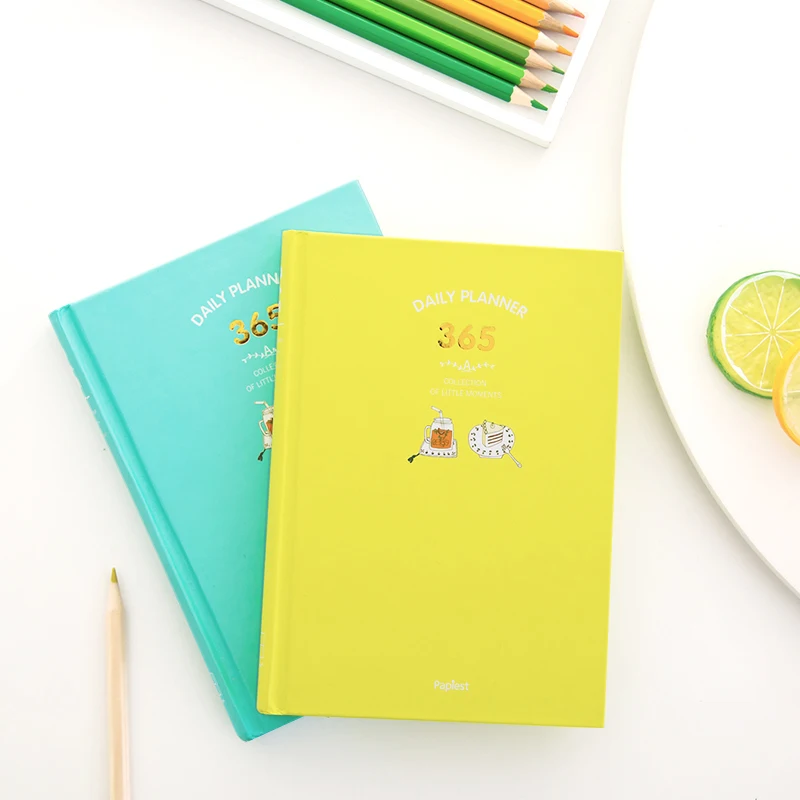 New 2018 Korean Kawaii Cute 365 Planner Daily Weekly Monthly Yearly Planner Agenda Schedule Day Plan Notebook Journal Dairy A5 kinbor 4 colors cute planner notebook 365 days personal daily plan book project agendas 2017 kawaii gift korean stationery