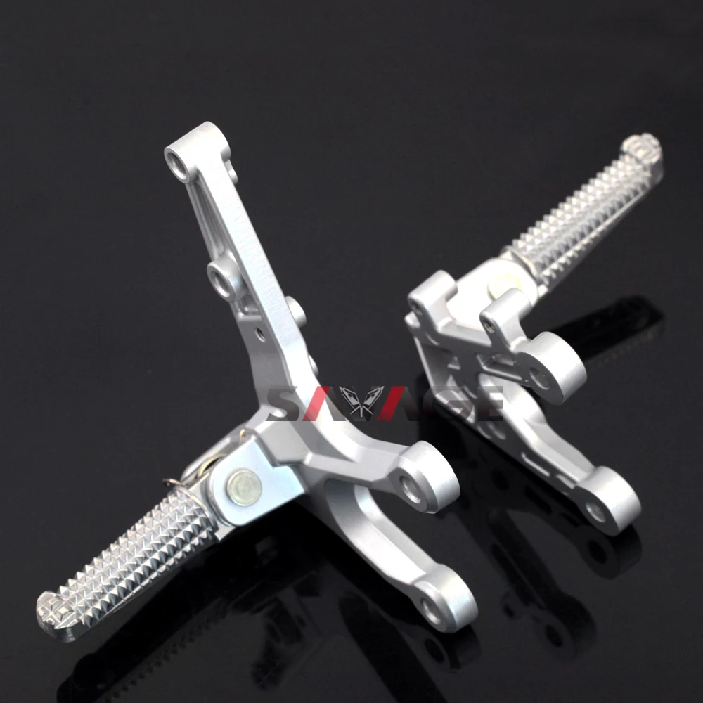 

For YAMAHA YZF-R25 YZF-R3 MT-25 MT-03 2014-2019 Motorcycle Front Left Right Footrest Foot Pedal Peg Mount Bracket