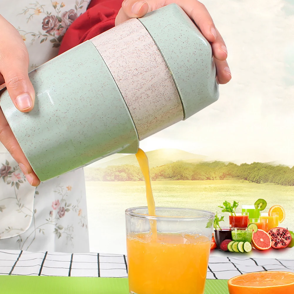 

600ml Manual Citrus Juicer for Orange Lemon Fruit Squeezer 100% Original Juice Child Healthy Life Potable Juicer Machine