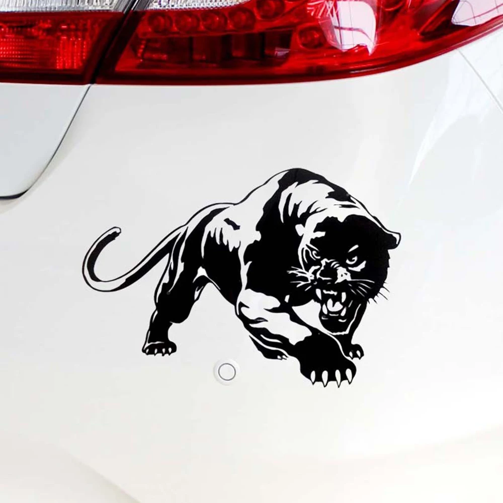 

Car Stickers and Decals Fiery Wild Panther Hunting Car Window Decoration Auto Sticker Reflective Motorcycle Car Styling