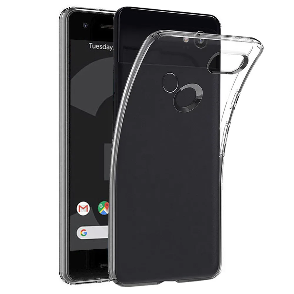 

For Google Pixel 3 5.5inch Clear Soft TPU Protective Cover Case Ultra Thin Anti-fall phone case high quality TPU Cover#P4