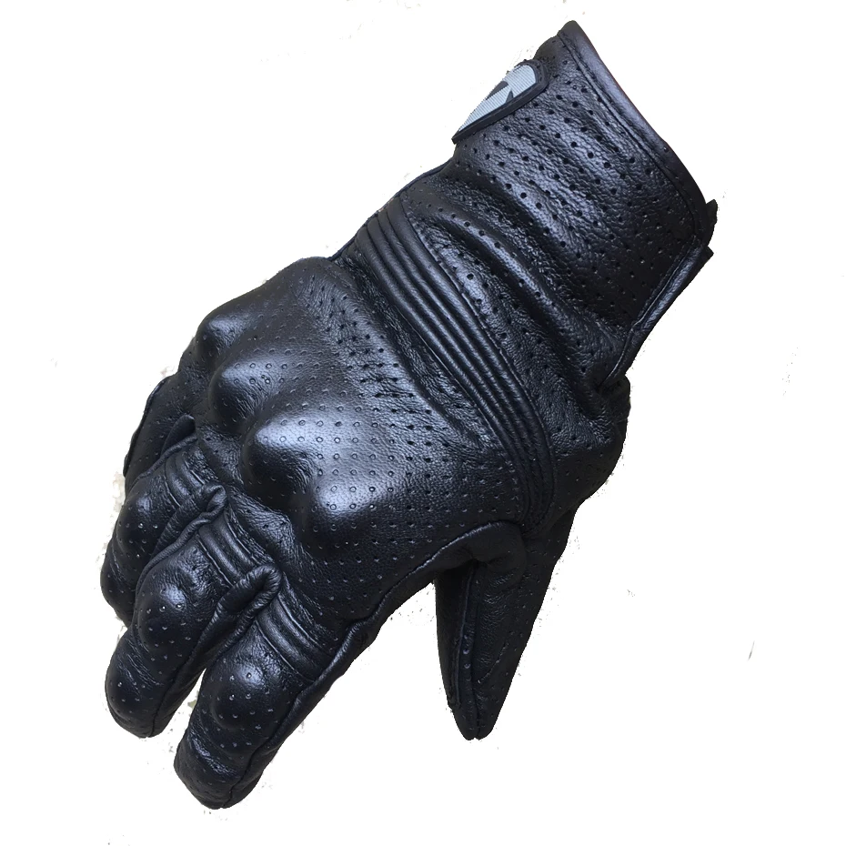 Summer Motorcycle Gloves Moto Leather Full Finger Protection Glove