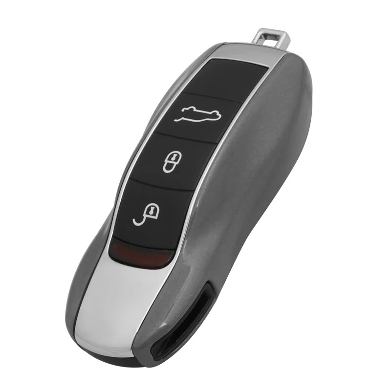 Car Styling Key Cover Shell Case For Porsche Cayenne Boxster 986 987 Panamera Macan TPU Remote Wallet Accessories | Автомобили и