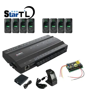 

ZK inbio460 Fingerprint Access Control Systems Kit FR1200 Fingerprint-Reader+ZK4500 Fingerprint Reader+12V5A Power Supply