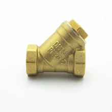 1/" BSP внутренняя резьба латунь Inline Y фильтр клапан для воды масла воздуха