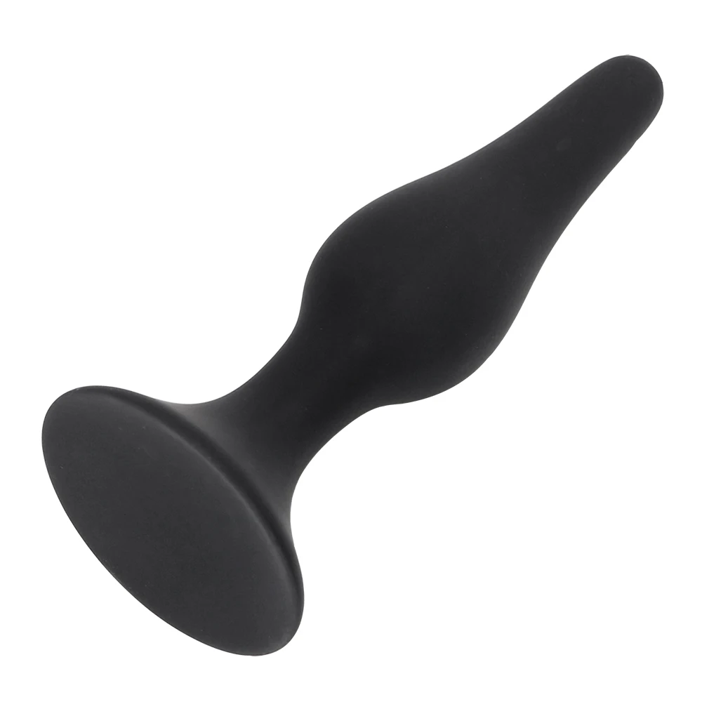 IKOKY Black Butt Plug for Beginner Erotic Toys Silicone Anal Plug Adult Products Anal Sex Toys for Men Women Prostate Massager 9