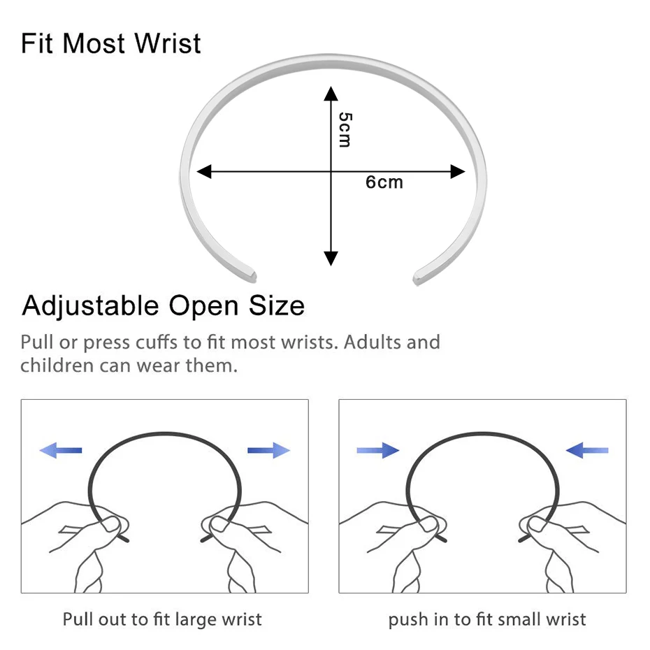 Женский браслет из нержавеющей стали Carvort вдохновляющий на запястье с мантрой