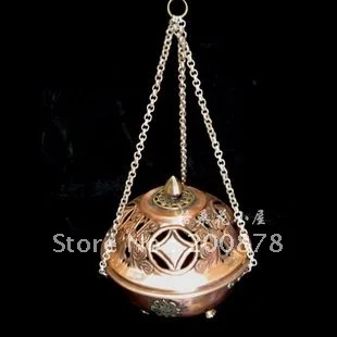 

HDC0782 Nepal vintage metal brass hollow flower Incense Burner,Yoga bar decor arts,no MOQ