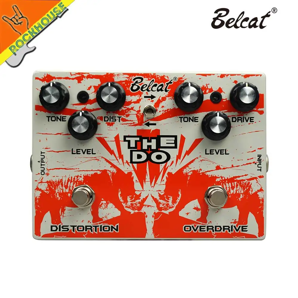 

Belcat Multi-Function Guitar Effects Pedal Integrated Analog Overdrive and Distortion Warm and Nature sound two-way Working