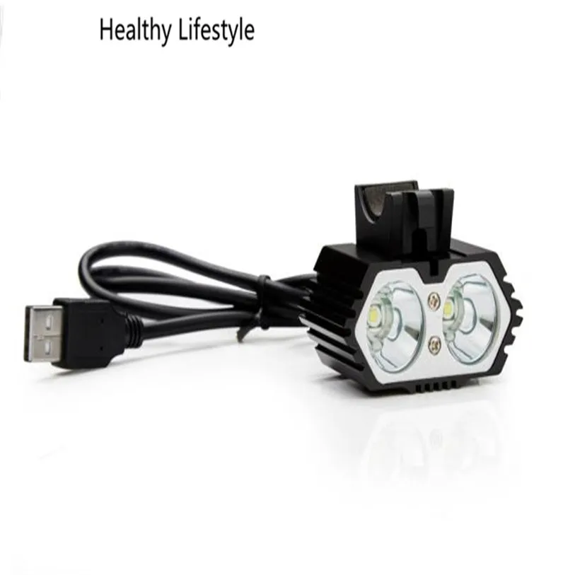 6000лм 2 X CREE XM-L T6 светодиодный USB водонепроницаемый фонарь для велосипеда, велосипедный головной светильник, велосипедный светильник, велосипедный светильник, лампа для наружного велоспорта, camoing C5