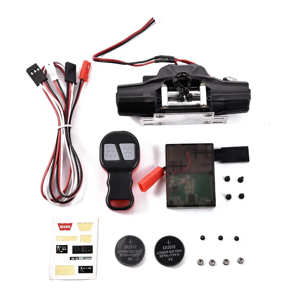 

NEW Metal Automatic Double Motor Simulated Winch for 1 to 10 Remote Control Crawler Car Axial SCX10 TRAXXAS TRX4 RC4WD D90 D110