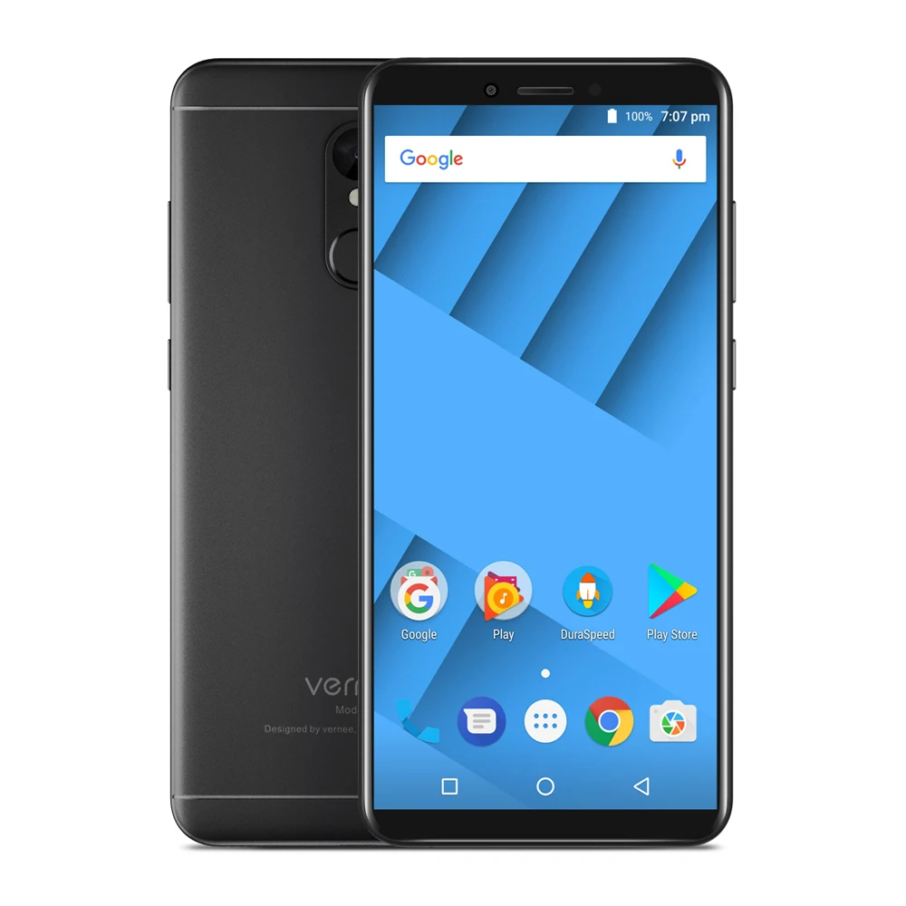 Vernee M6 4G мобильный телефон 18:9 5 7 дюймовый HD + дисплей MT6750 Восьмиядерный 4 Гб 64 16 Мп 13