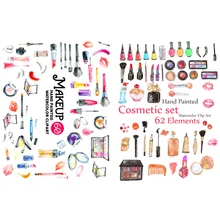 1 шт. женский макияж косметический набор корейский Precut украшения наклейки Настольный органайзер школьные принадлежности офисные аксессуары