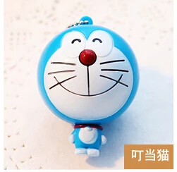 CarCartoon Автоматическая усадка измерительная лента милый кавайный котик Doraemon кукла мягкая лента Линейка/ткань Диета Портной - Цвет: Doraemon cat